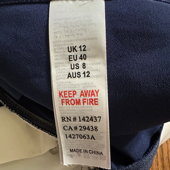 2/$30 Paper Dolls London Wide Leg Jumpsuit Size 8 Nautical New England Coastal - Picture 7 of 10